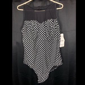 Plus size one piece swimsuit